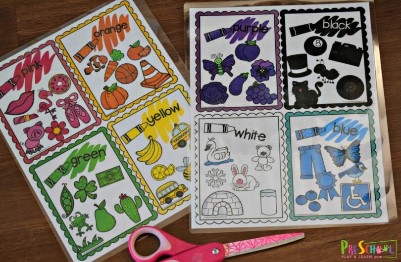 FREE Printable Color Flashcards