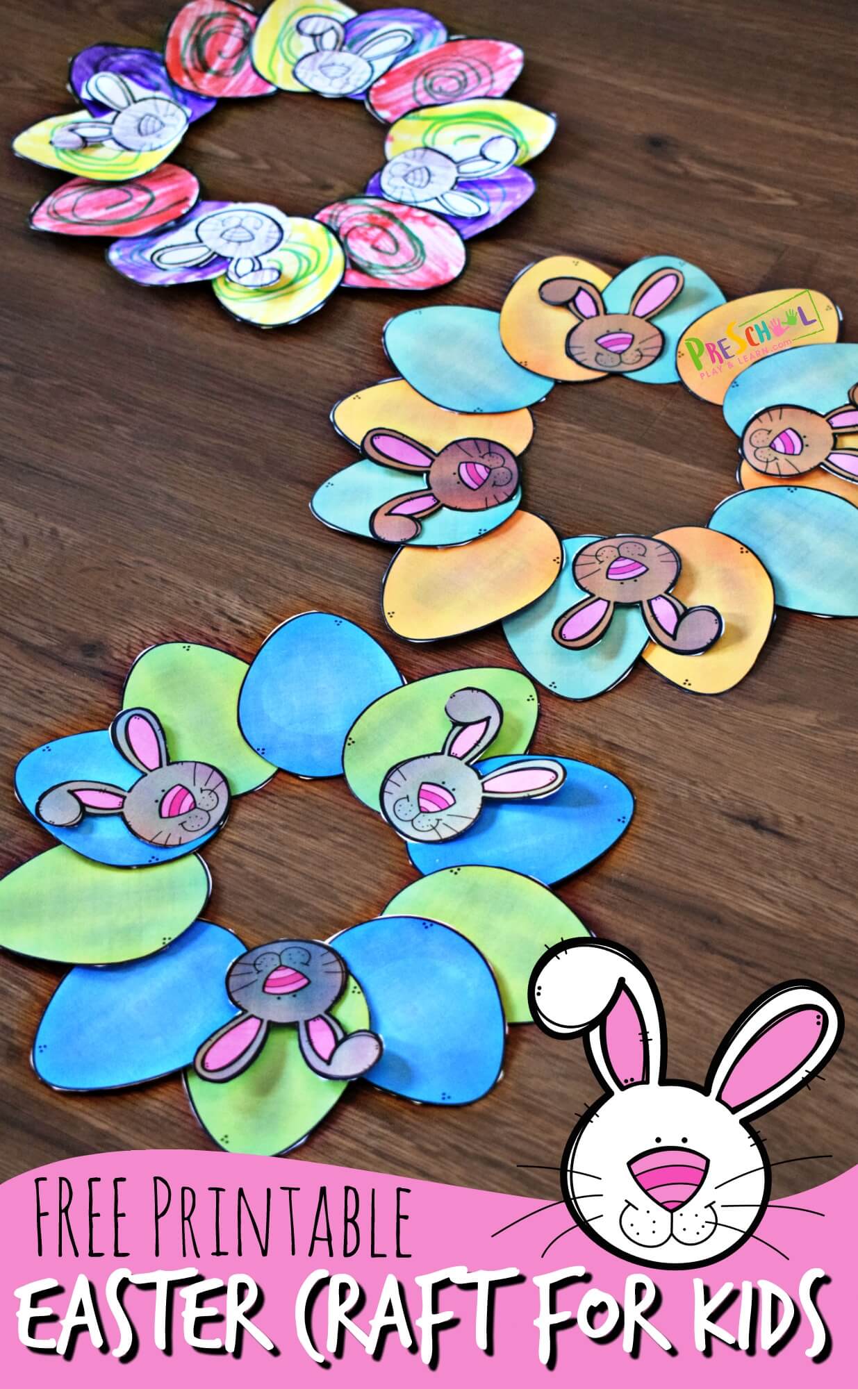 A FREE printable PDF to make your own cute Easter decorations!  Cute easter  bunny, Easter bunny printables, Easter printables free
