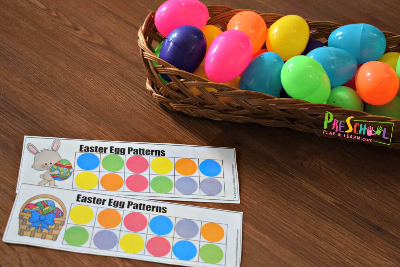 🐰 FREE Printable Easter Egg Pattern Activities for Preschoolers