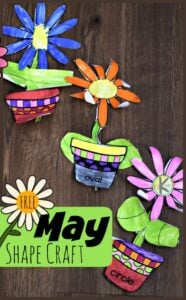 🌼 FREE Printable Flower Shape Playdough Mats