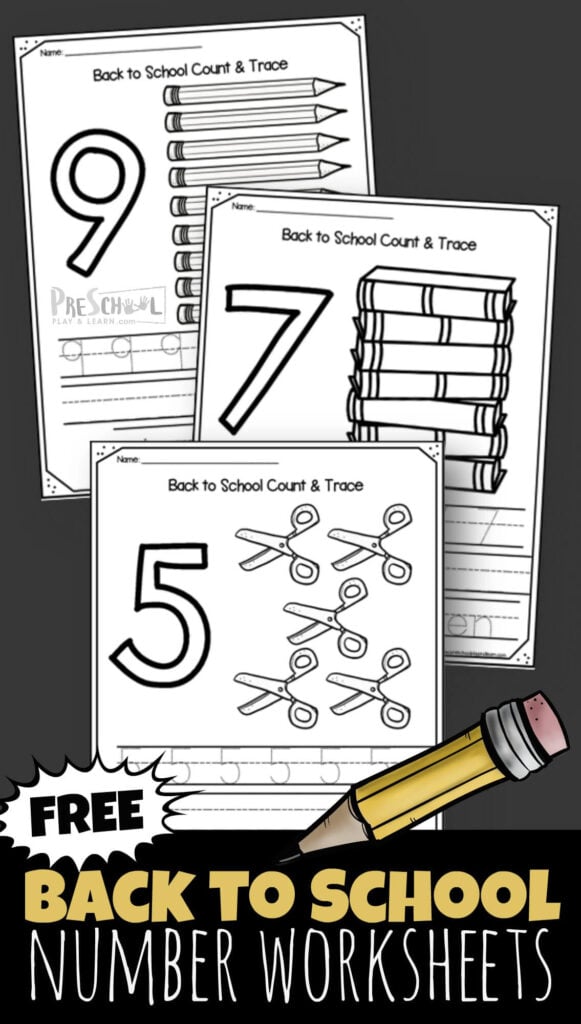 number 10 worksheet preschool