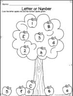 Apple Worksheet Preschool Pack