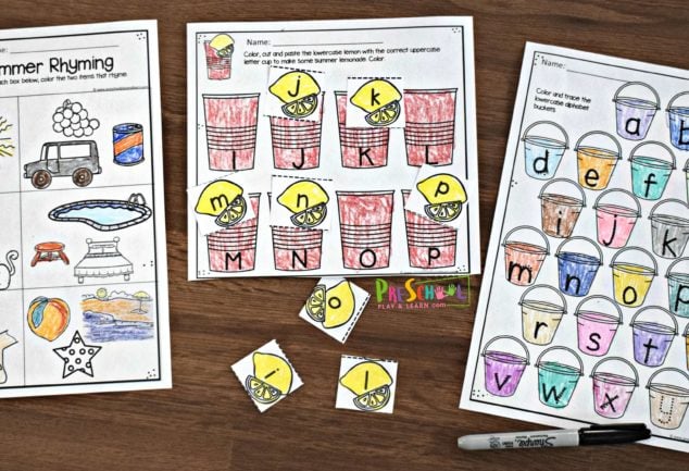 free printable preschool worksheets