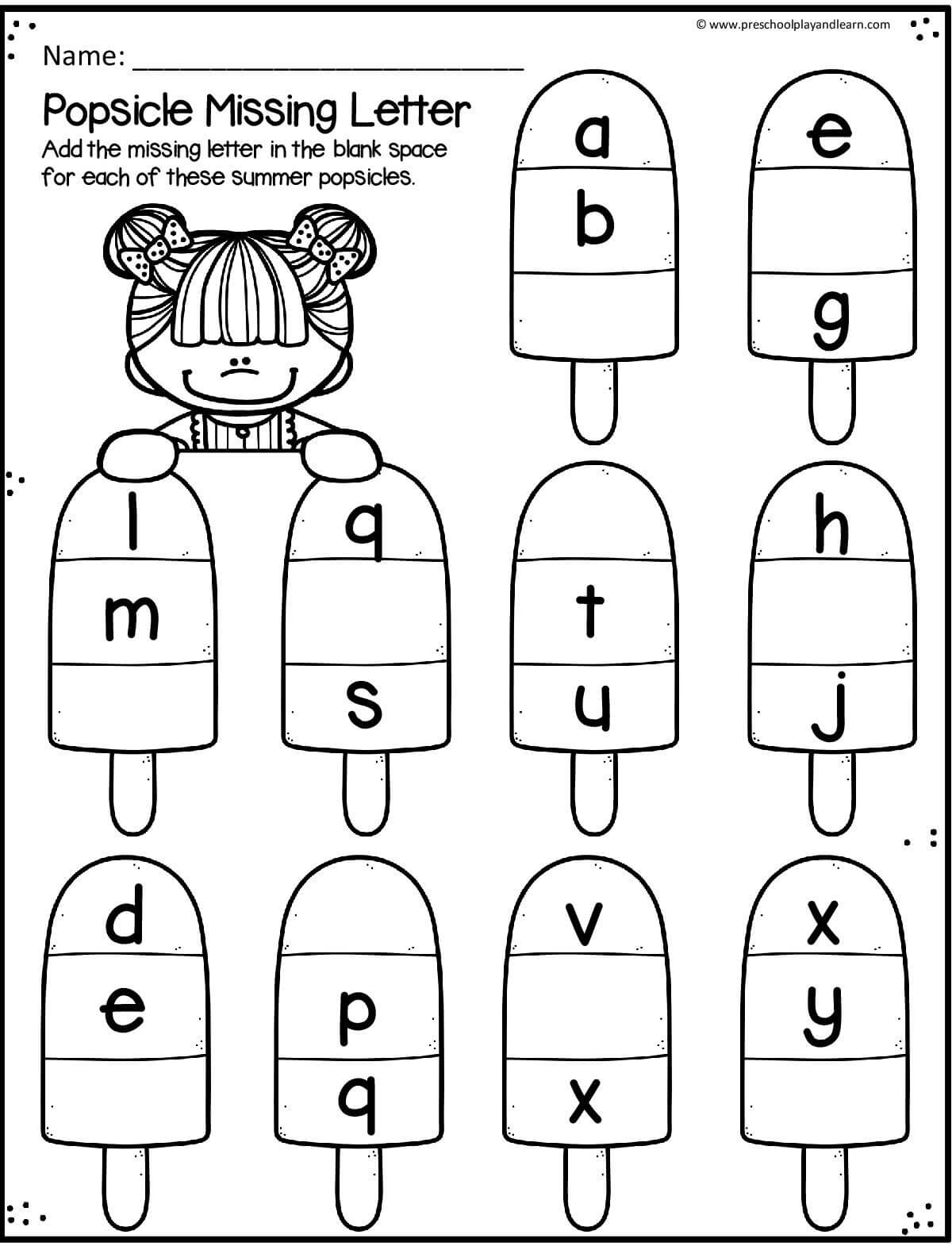 free preschool summer worksheets preschool play and learn