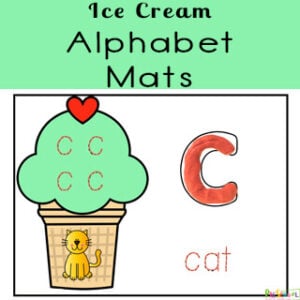 FREE Ice Cream Alphabet Printables - Summer Activities for Preschool