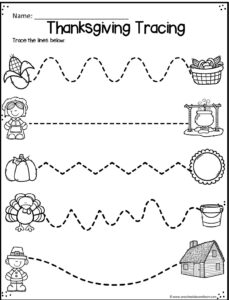 Thanksgiving Worksheets For Preschoolers 4D7