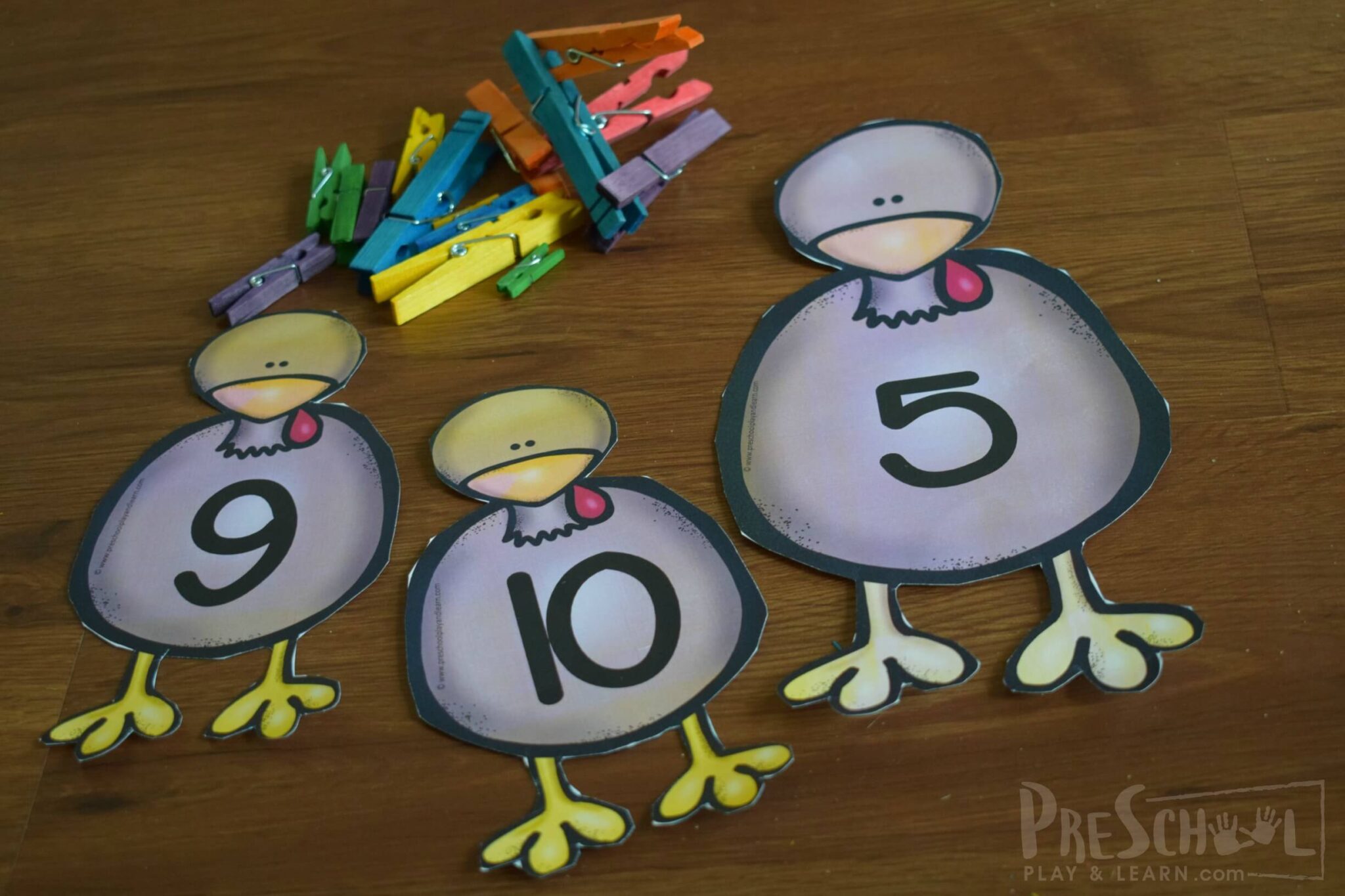 🦃 Fun, Hands-on Turkey Math Craft - Free Printable Template