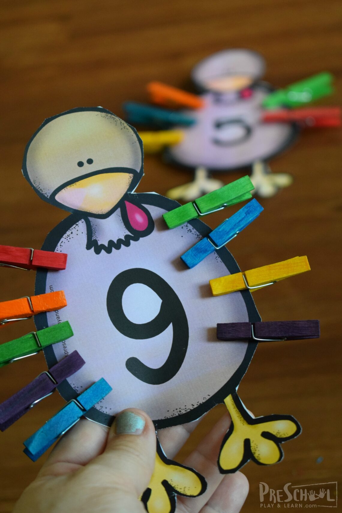 🦃 Fun, Hands-on Turkey Math Craft - Free Printable Template