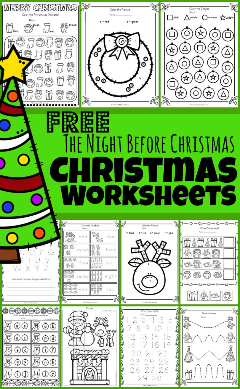 Themed Worksheets Archives - Page 2 of 2 - Preschool Play and Learn