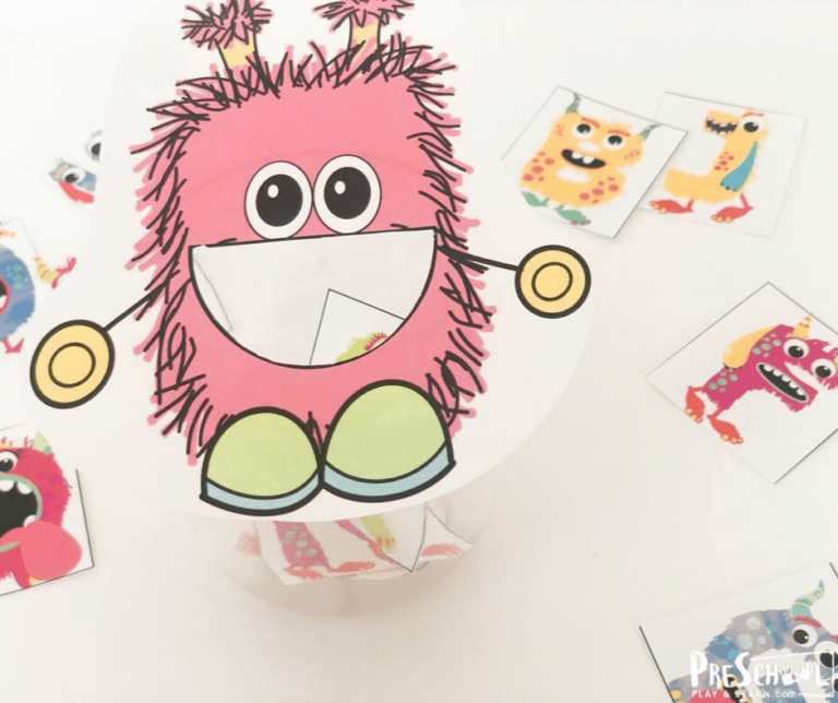 FREE Feed The Monster - FREE Printable Alphabet Game