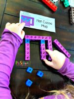 ️ FREE Winter Snapcube Printables Math Activity for Preschool