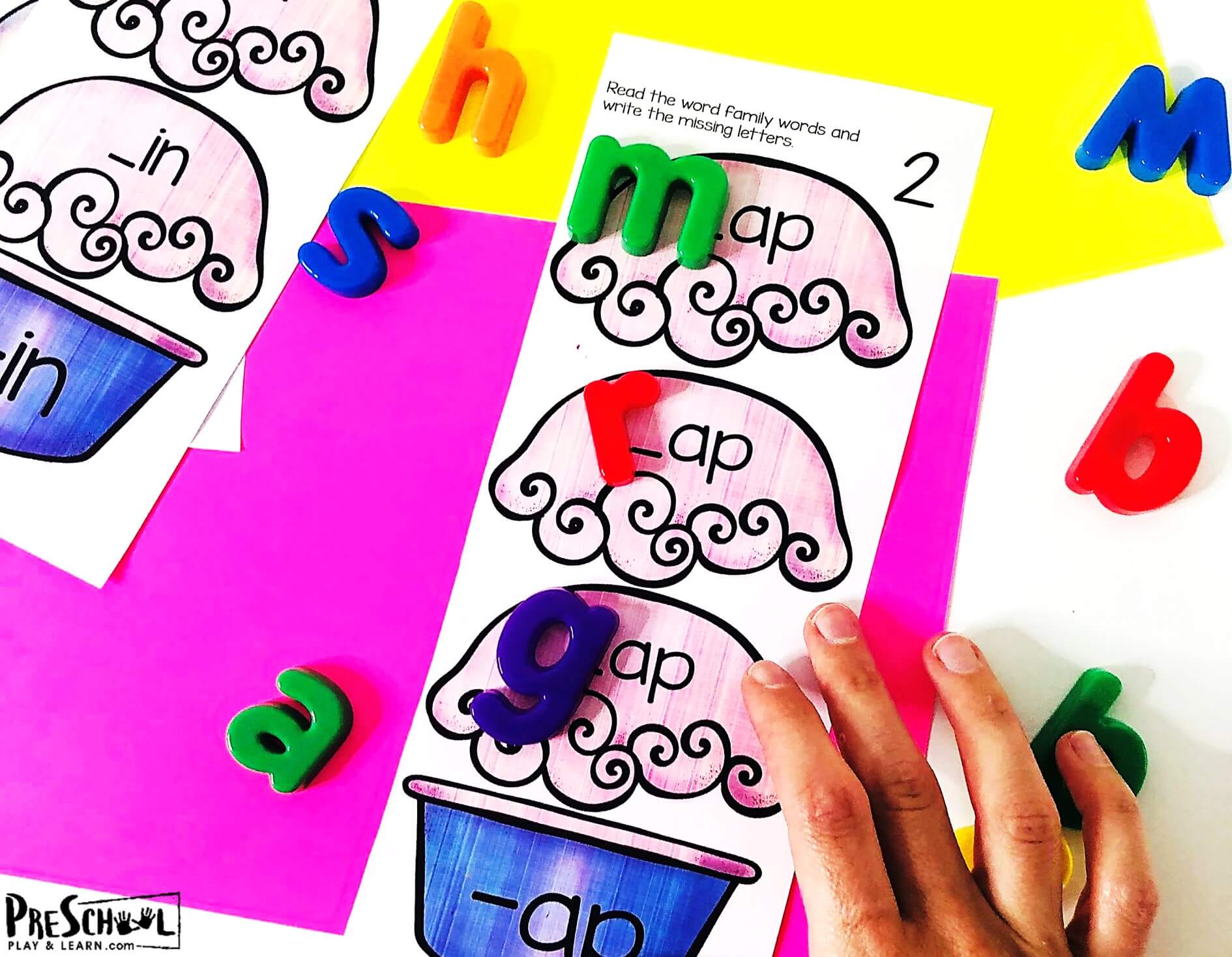 Erase-a-Rhyming LETTER! (FREEBIE!)  Rhyming activities, Kindergarten word  families, Letter activities