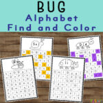 🐌 FREE Printable Bug Letter Find Worksheets for Kids