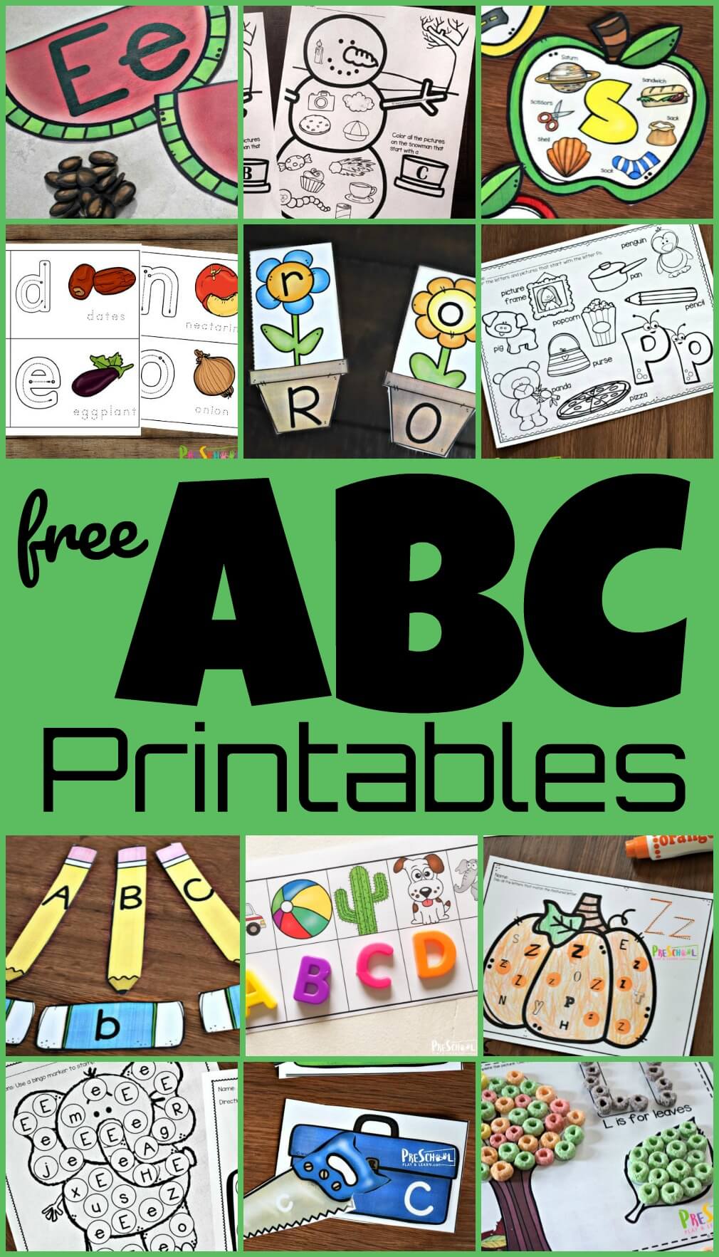 Free Printable Alphabet Letters for Crafts