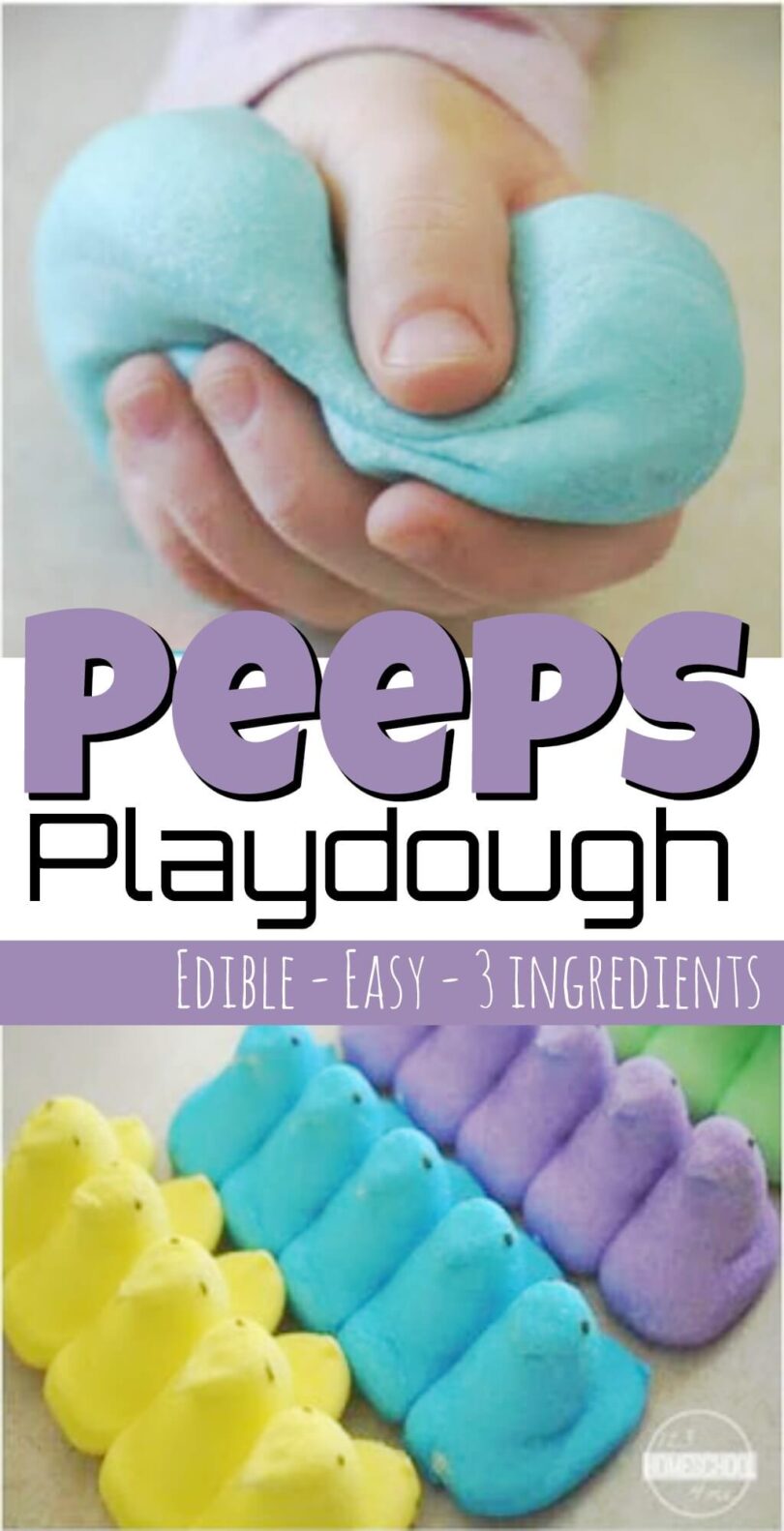 FREE Printable Counting Easter Playdough Mats fro Preschoolers