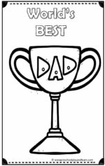 FREE Printable Father's Day Cards to Color