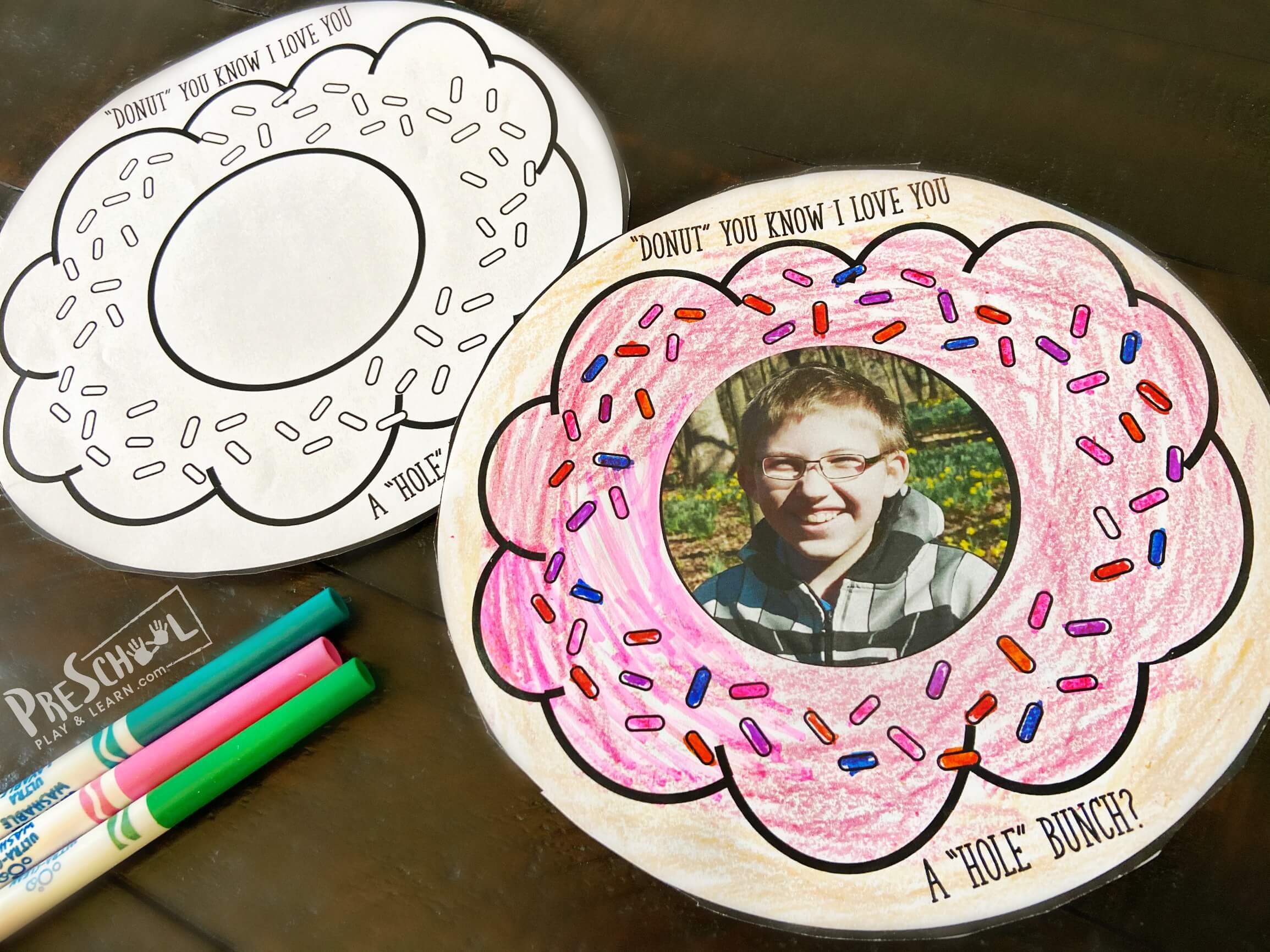 Free Printable Donut Father S Day Craft