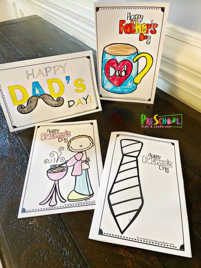 FREE Printable Homemade Mothers Day Cards to Color pdf