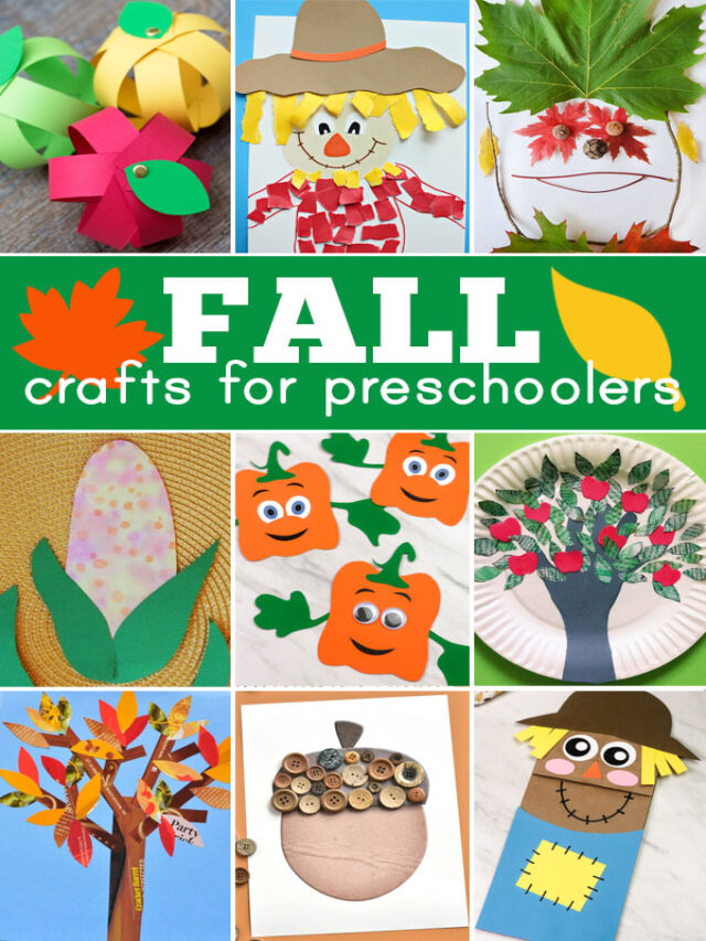 Fall Crafts for Preschoolers - Preschool Play and Learn