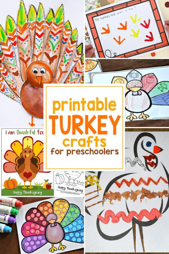 50 Easy Turkey Crafts for Preschoolers