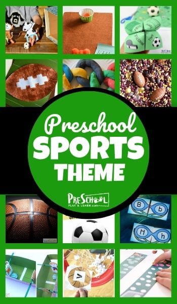 Sports and Games Finish the Pattern Worksheets Pre-K and