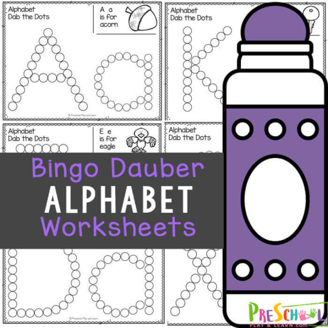 Free Printable Alphabet Do A Dot Marker Worksheets