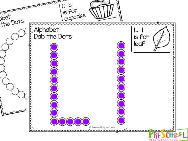 free free printable alphabet do a dot marker worksheets