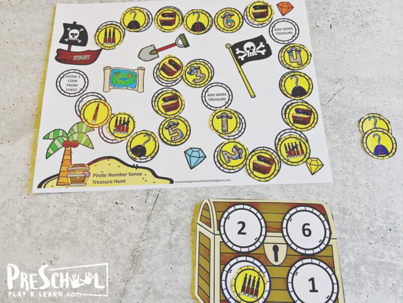 🏴‍☠️ FREE Printable Pirate Number Sense Math Activities