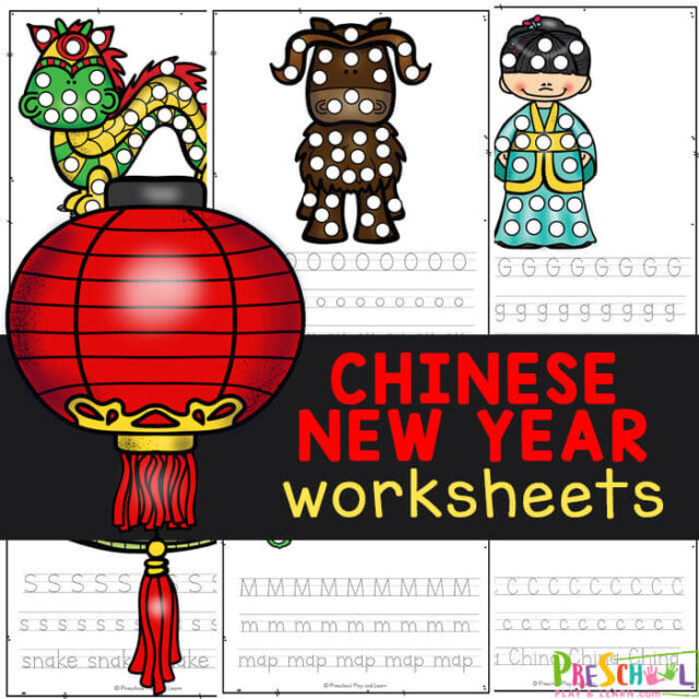 chinese new year worksheets islcollective