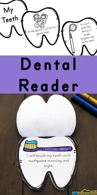 🦷 FREE Dental Worksheets Counting Teeth for Preschoolers