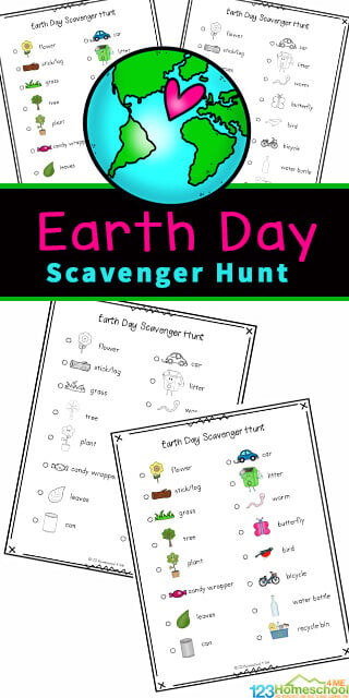 🌍 FREE Printable Happy Earth Day Craft for Preschoolers