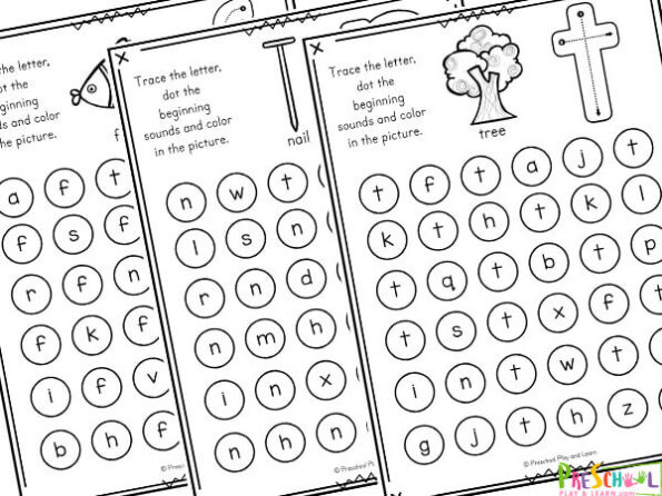 FREE Printable Letter Find Worksheets with Dot Markers