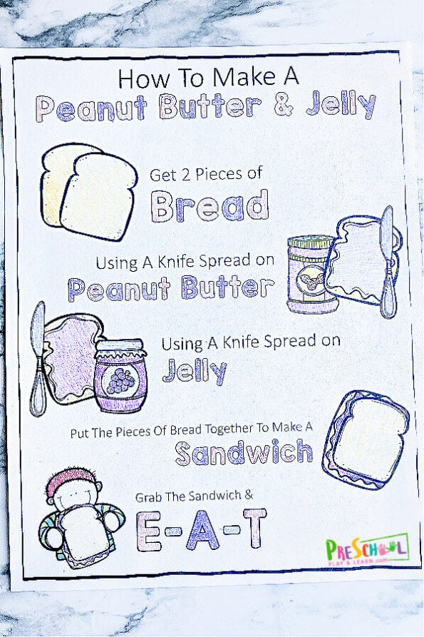 FREE FREE Printable Peanut Butter and Jelly Day Coloring Pages