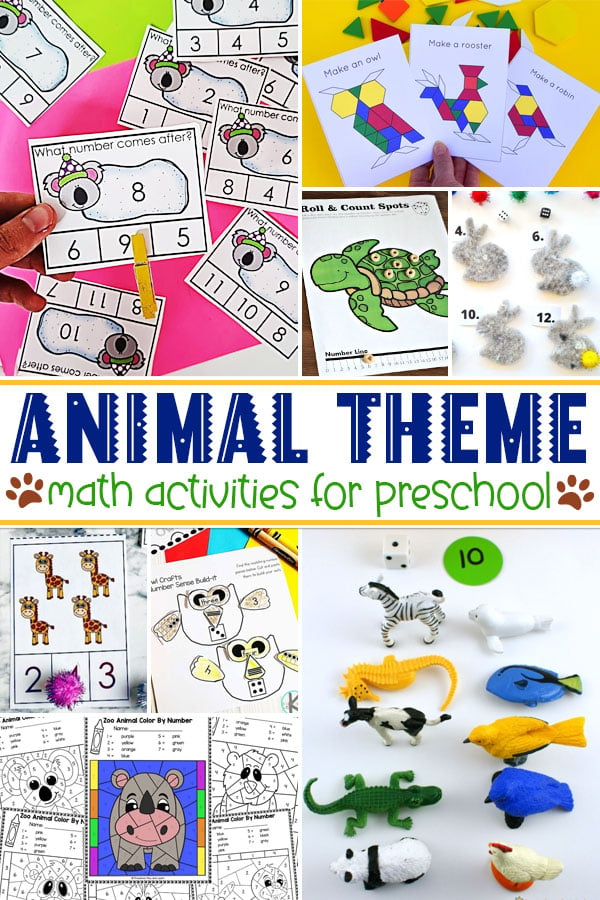 Learn and reinforce lots of essential math skills with these fun and engaging animal themed math activities.