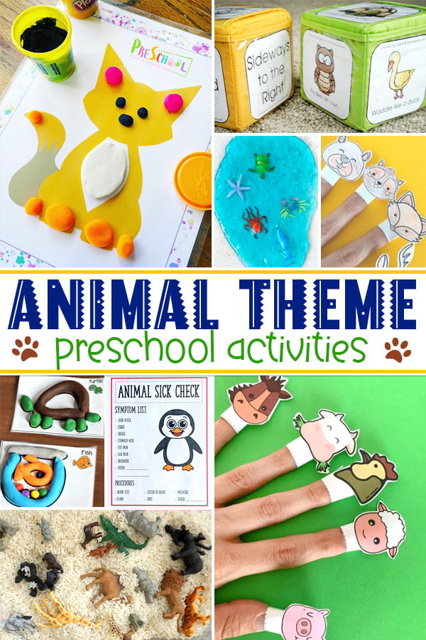 There are so many fun fine motor activities, sensory play activities and more that you can add to your animal theme! Choose some of these fun animal activities to add to your preschool lesson plan!