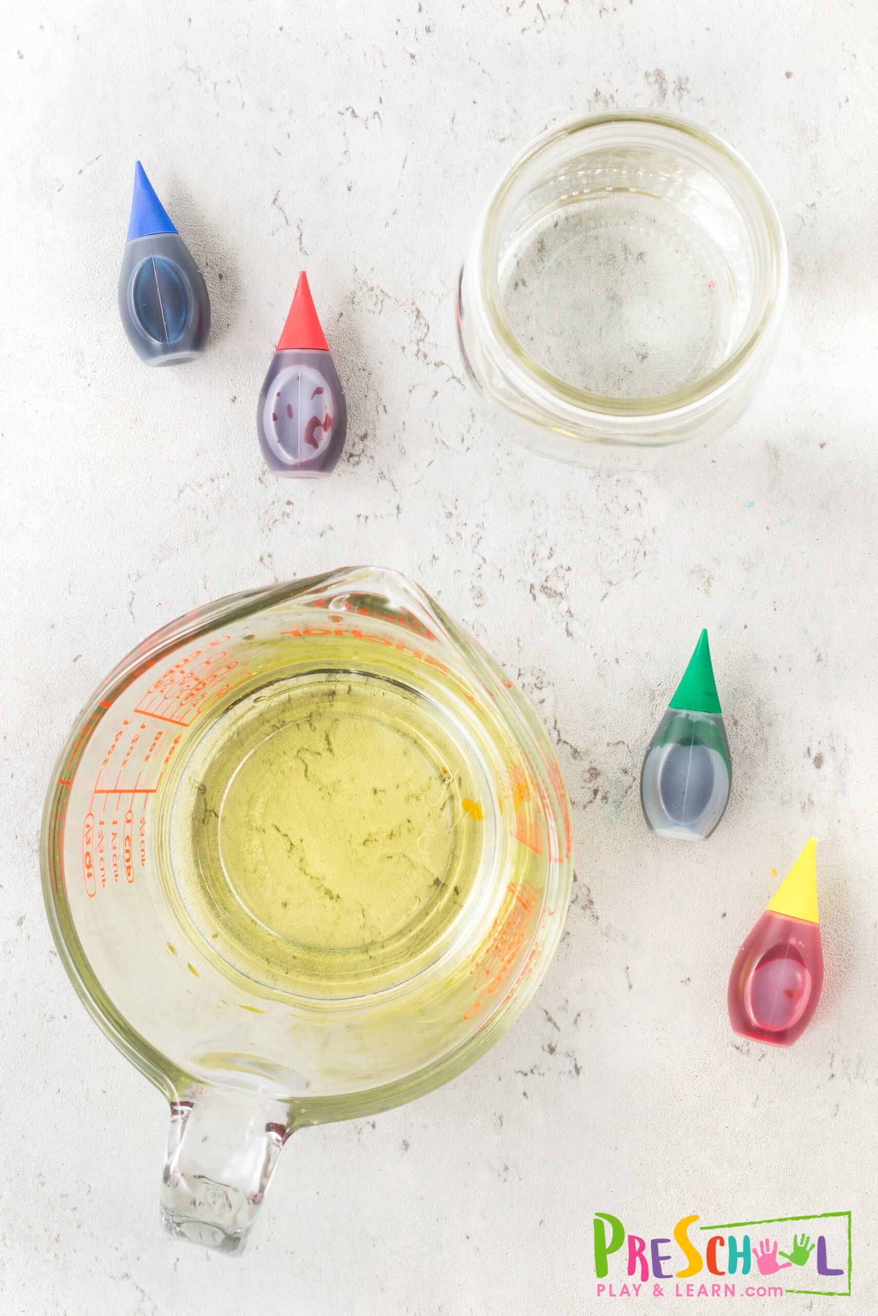 Fireworks In A Jar 4th Of July Oil And Water Science Experiment   Preschool Science Experiment Scaled 