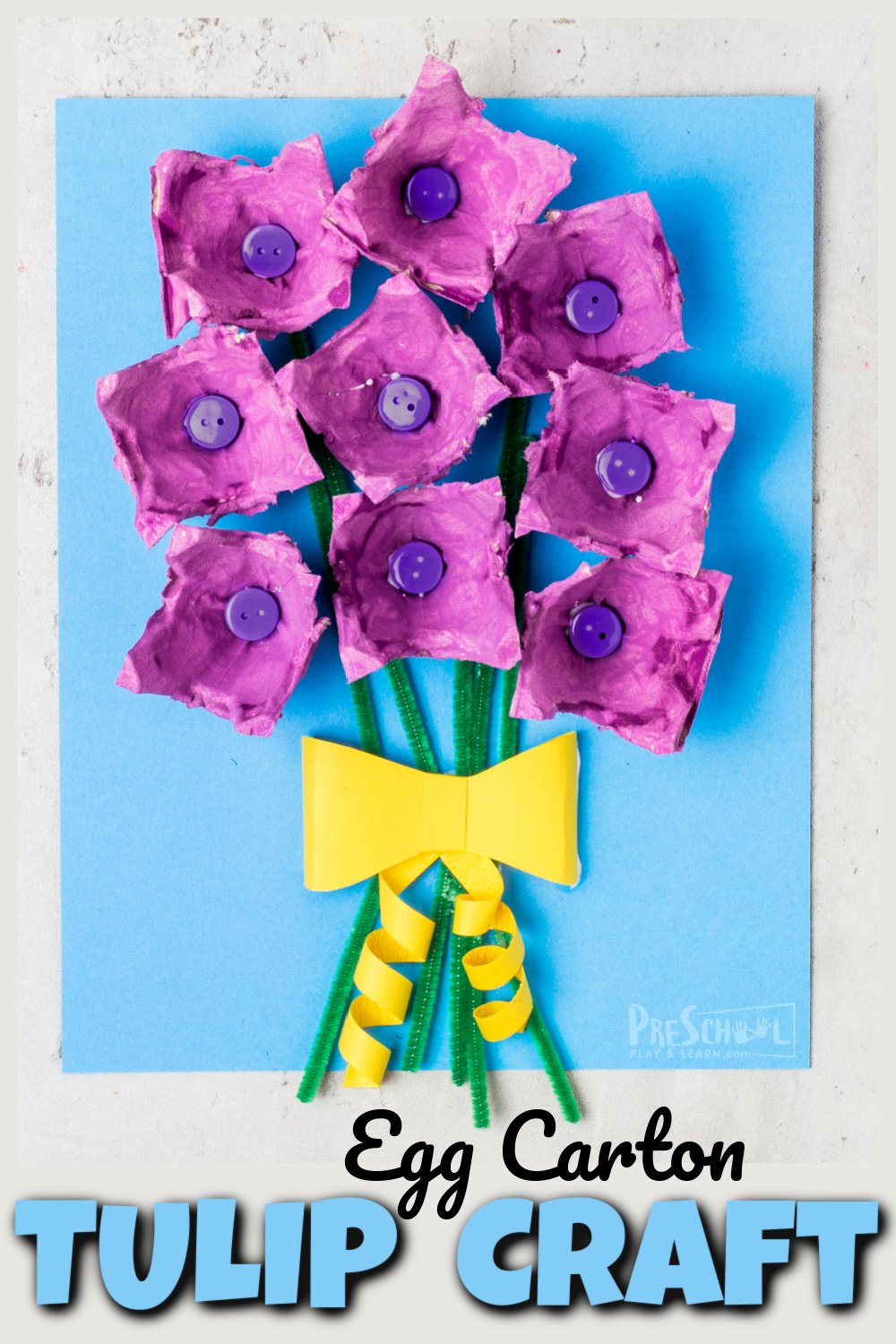 🌷 Spring Tulip Flower Craft for Kids