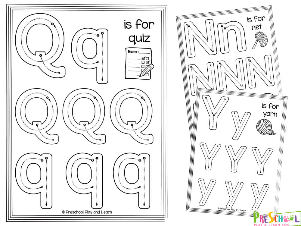 Alphabet Tracing Worksheets For Nursery Pdf Preschool Image Result 