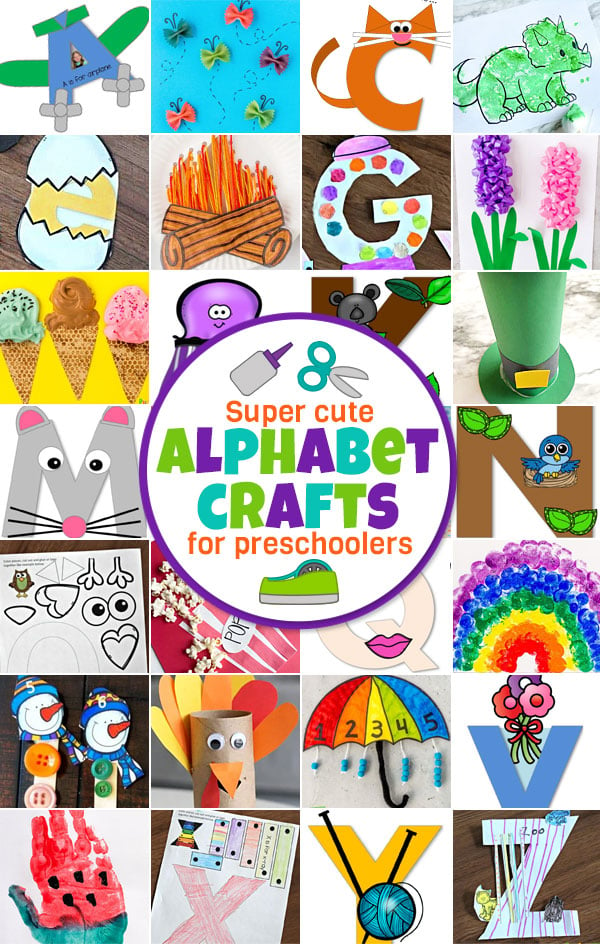 Fun And Easy Alphabet Crafts For Kids - Riset
