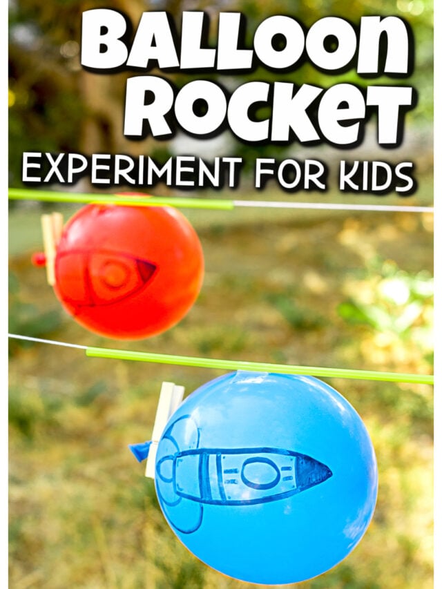 balloon rocket experiment for preschool