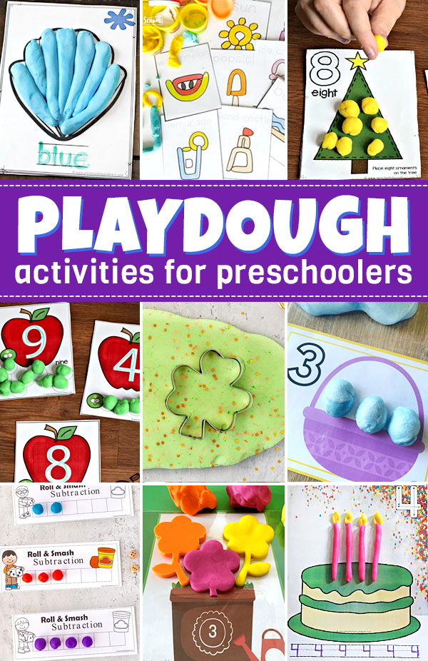 Playdoh Mats - TONS of FREE Printable Playdough Mats for Kids