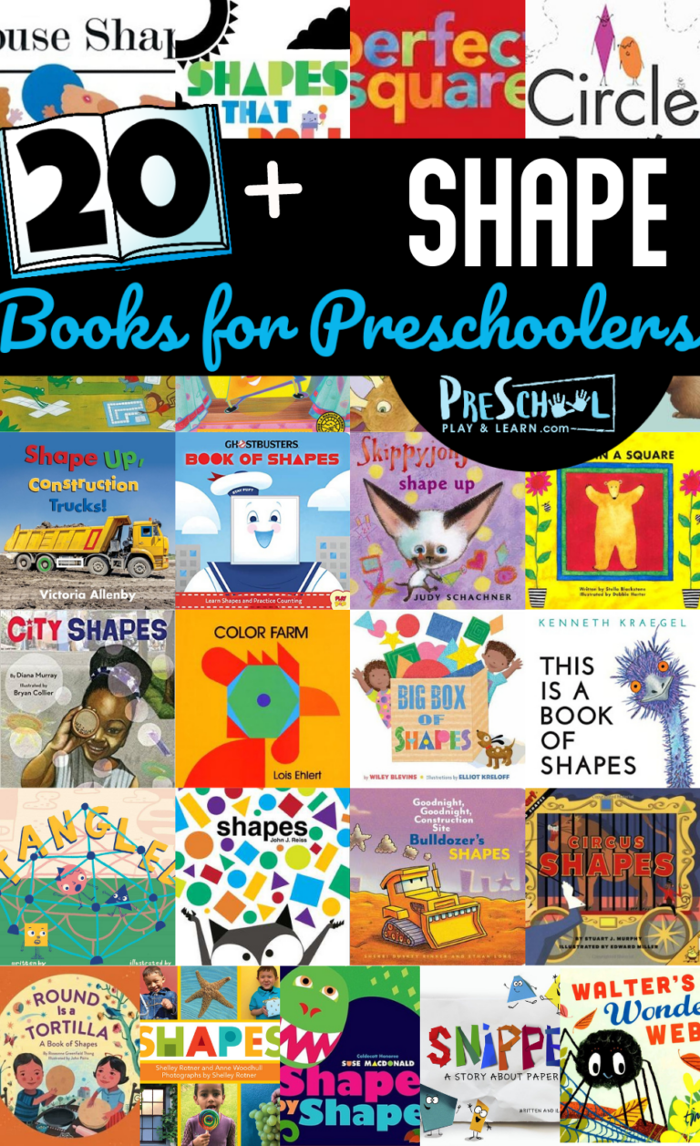 25 Shape Books for Preschoolers