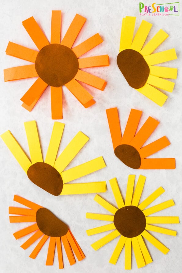 🌻 Van Gogh Sunflowers Craft For Preschoolers