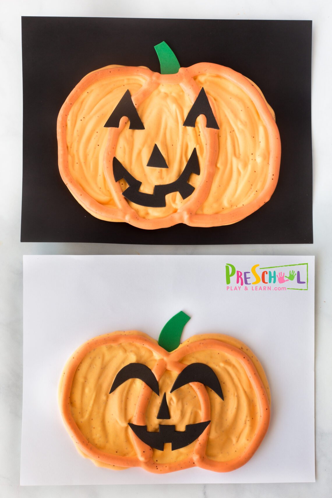 Scented Pumpkin Puffy Paint Craft For Fall   October Crafts For Kids 1140x1710 