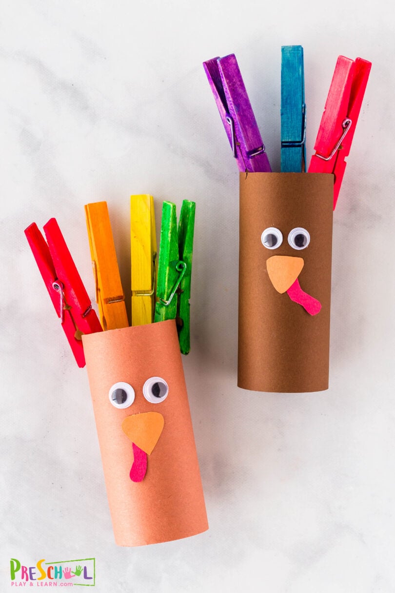 🦃 EASY Turkey Toilet Paper Roll Craft