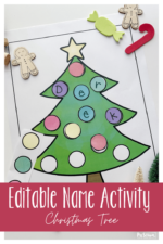 🎄 Christmas Name Craft and Activity for Preschoolers