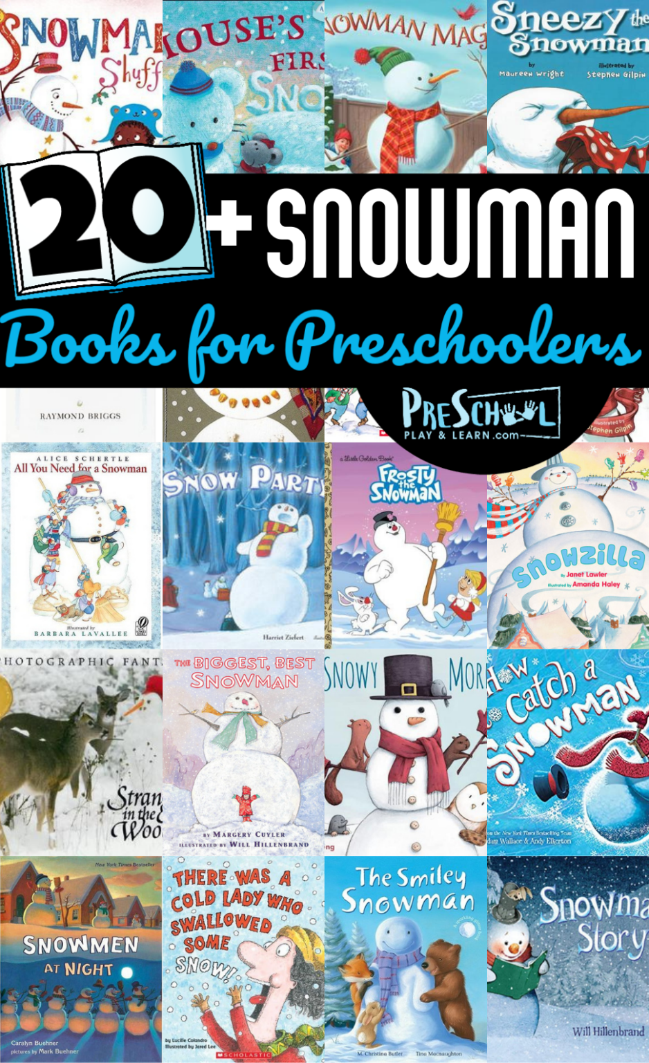 ⛄ 25 BEST Snowman Books for Preschoolers