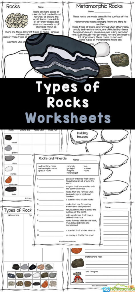 Simple, Edible Types of Rocks Activity for Kids