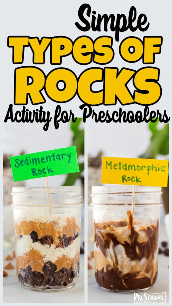 Simple, Edible Types of Rocks Activity for Kids