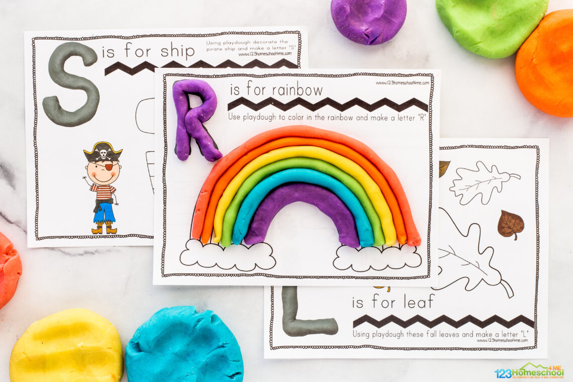 Play Doh - Tools, Recipes & Free Printable Mats - Preschool
